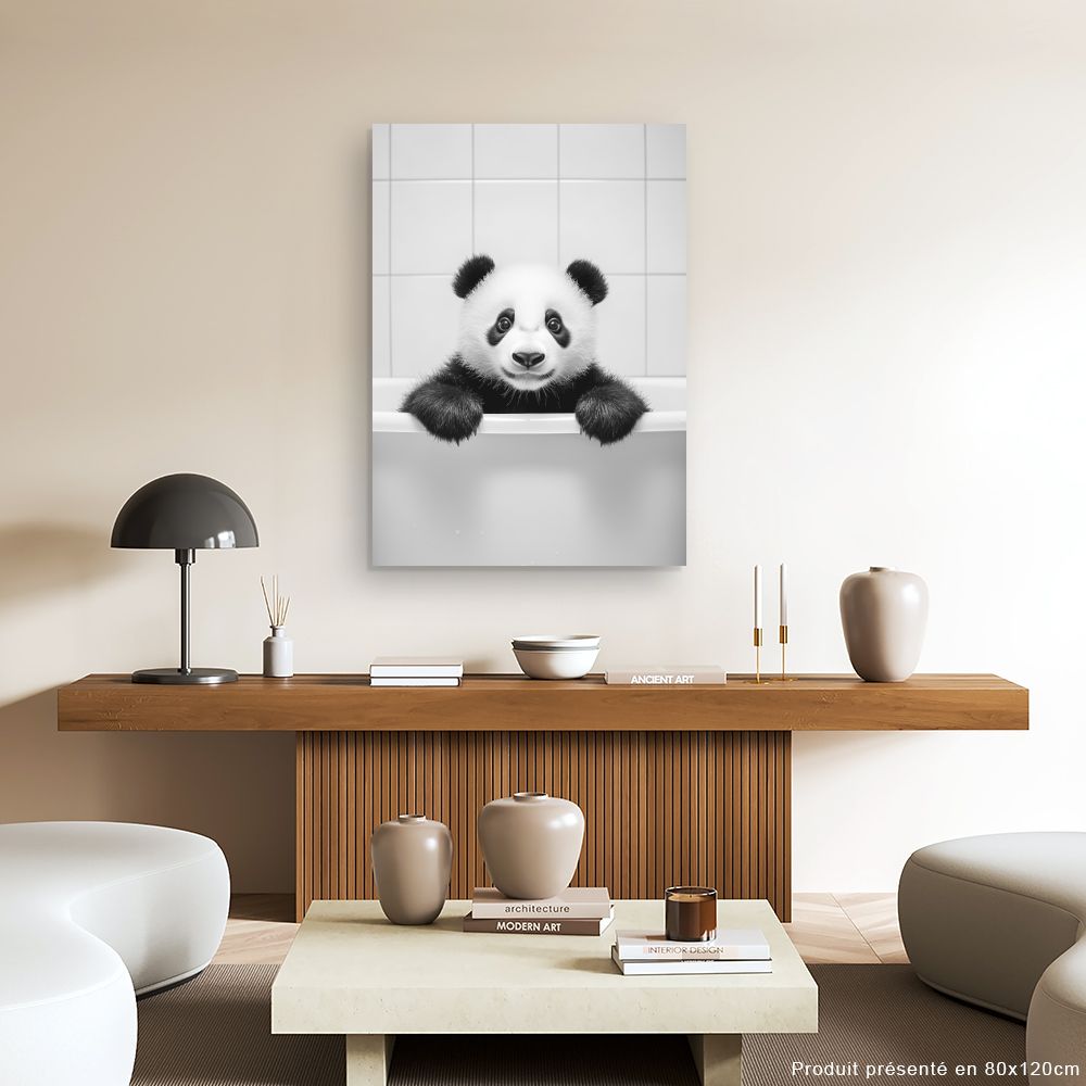 Toile "Panda adorable"