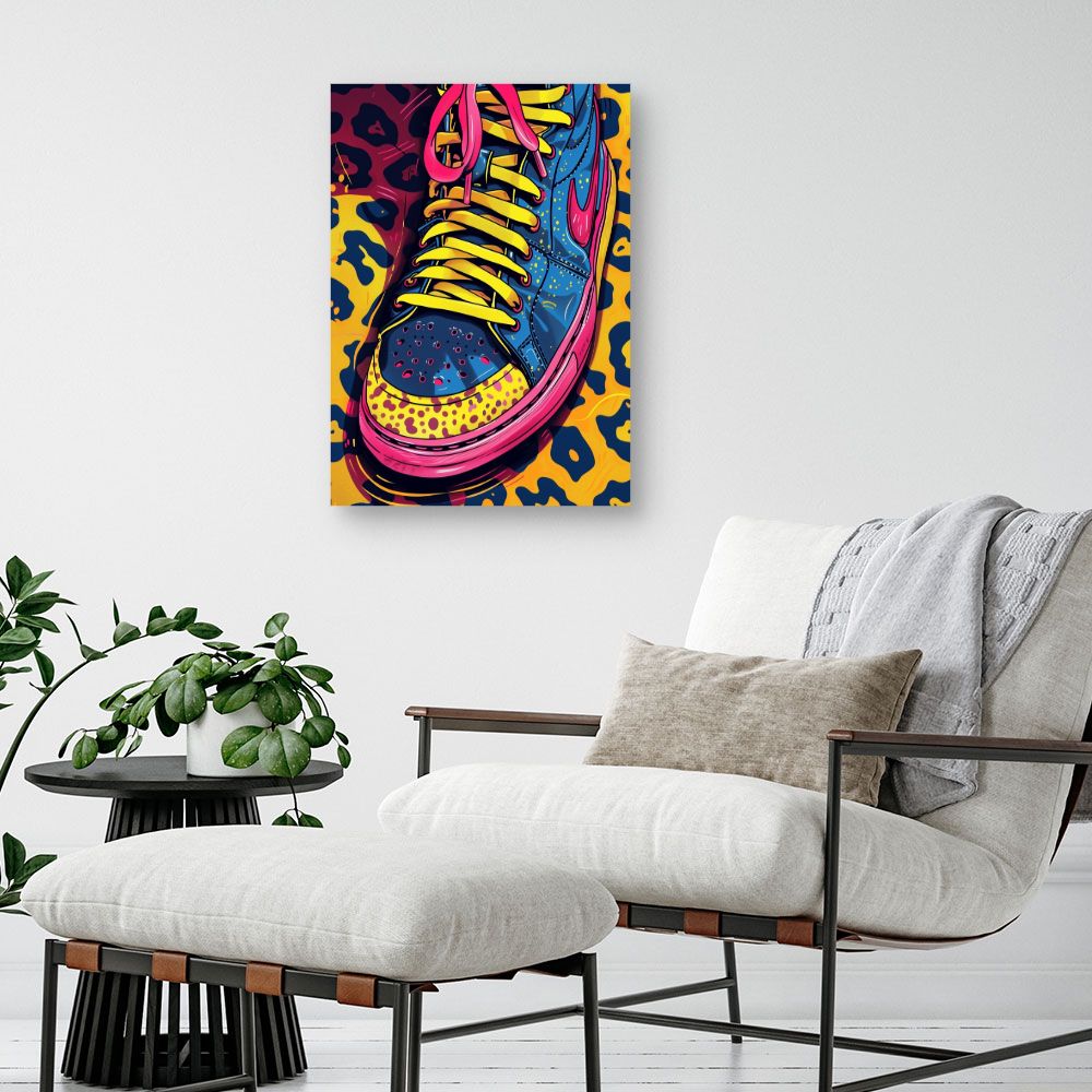 Toile "Sneakers pop art"