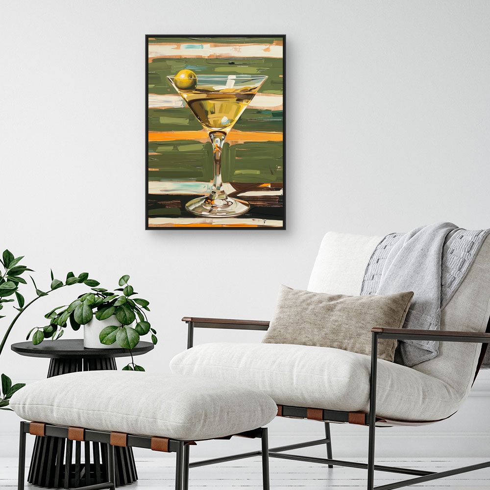 Toile "Cocktail élégant"