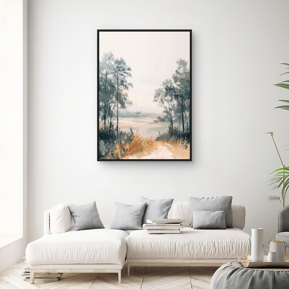 Toile "Paysage serein"