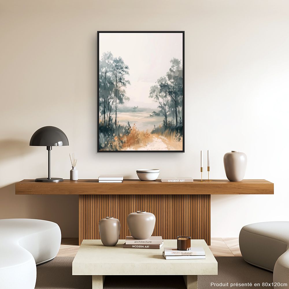 Toile "Paysage serein"