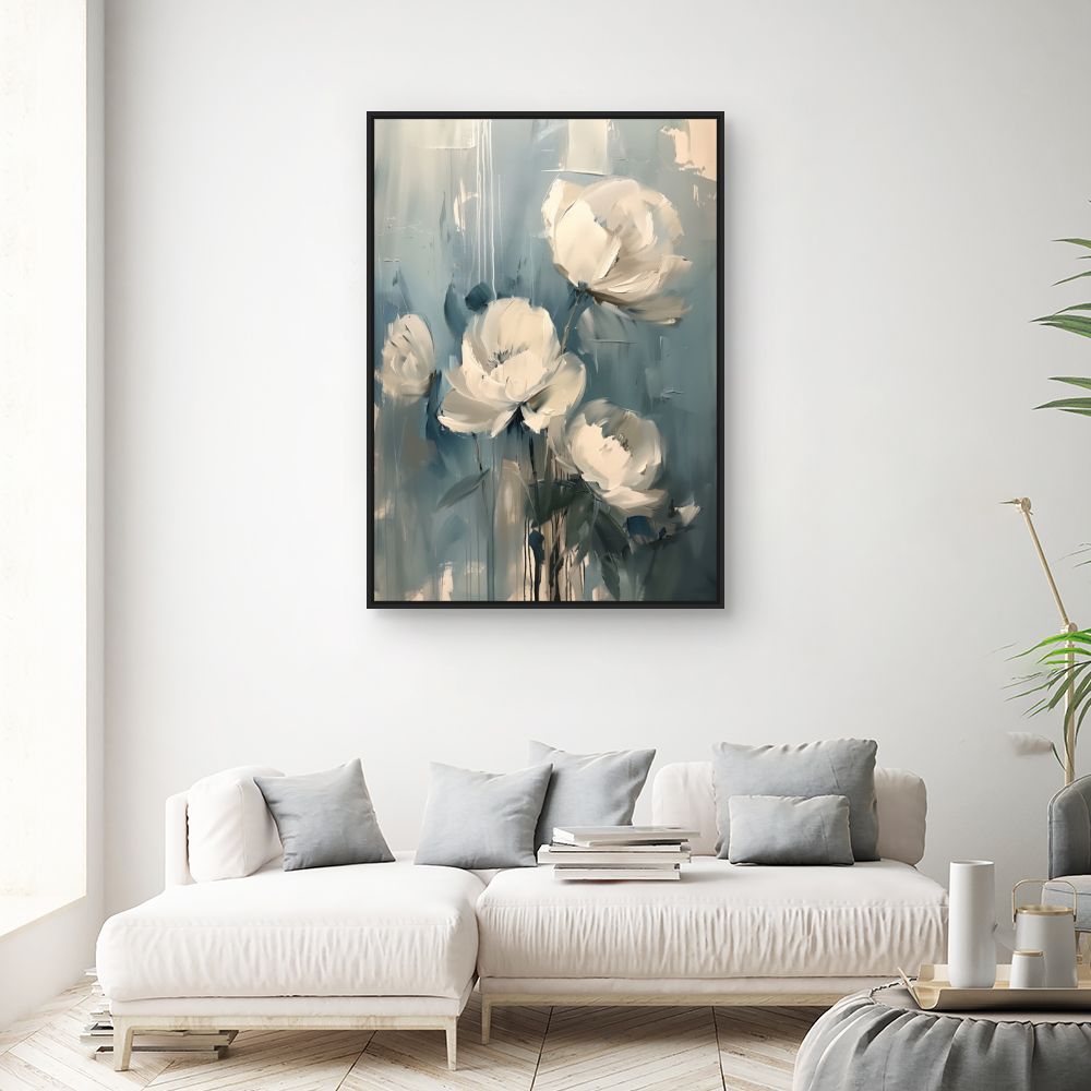 Toile "Fleurs élégantes"