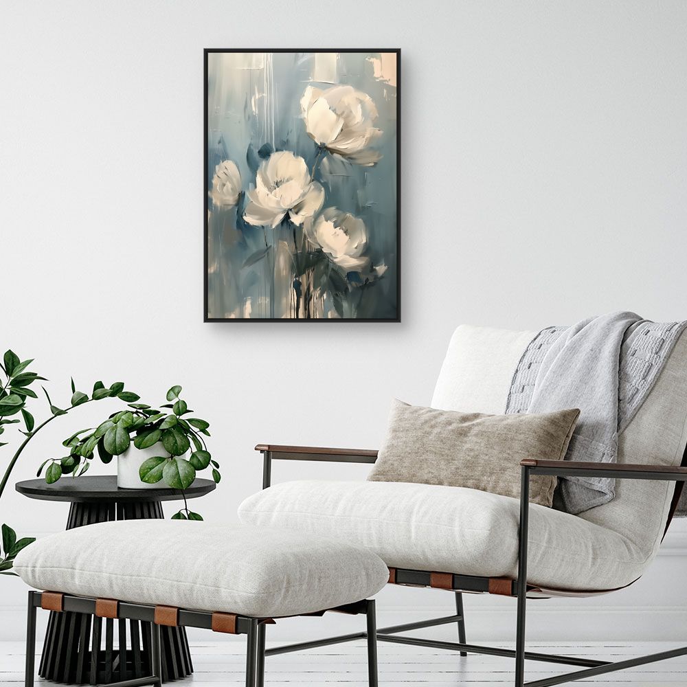 Toile "Fleurs élégantes"