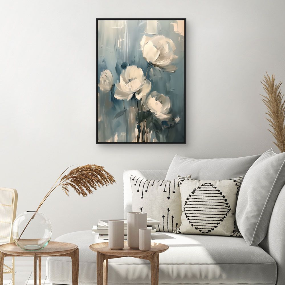 Toile "Fleurs élégantes"