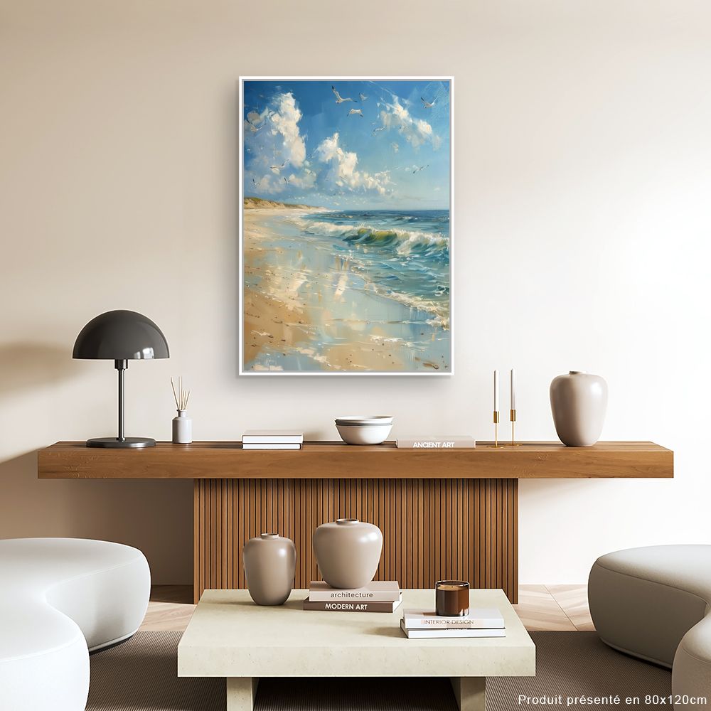 Toile "Plage paisible"