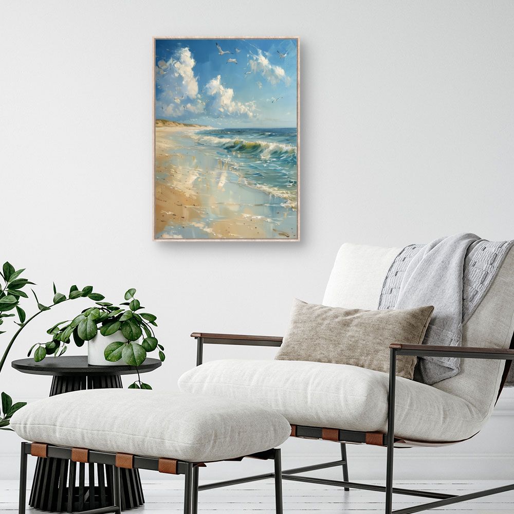 Toile "Plage paisible"