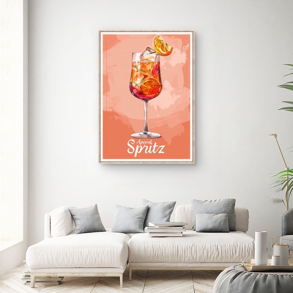 Toile "Cocktail estival chic"
