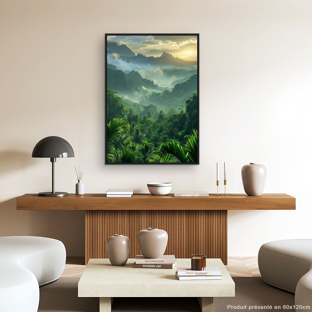 Schilderij "Weelderig tropisch paradijs"
