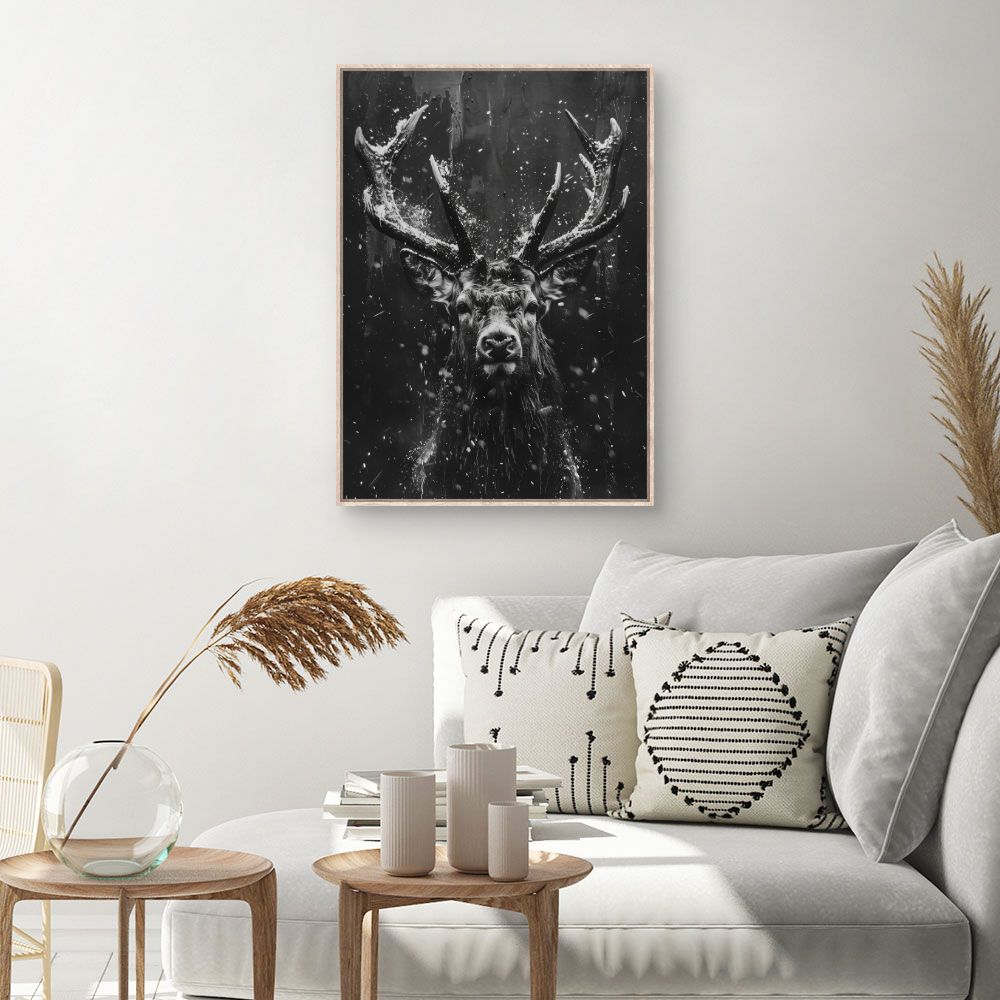 Toile Cerf majestueux – toile cadre naturel (slide 1, 60×90)