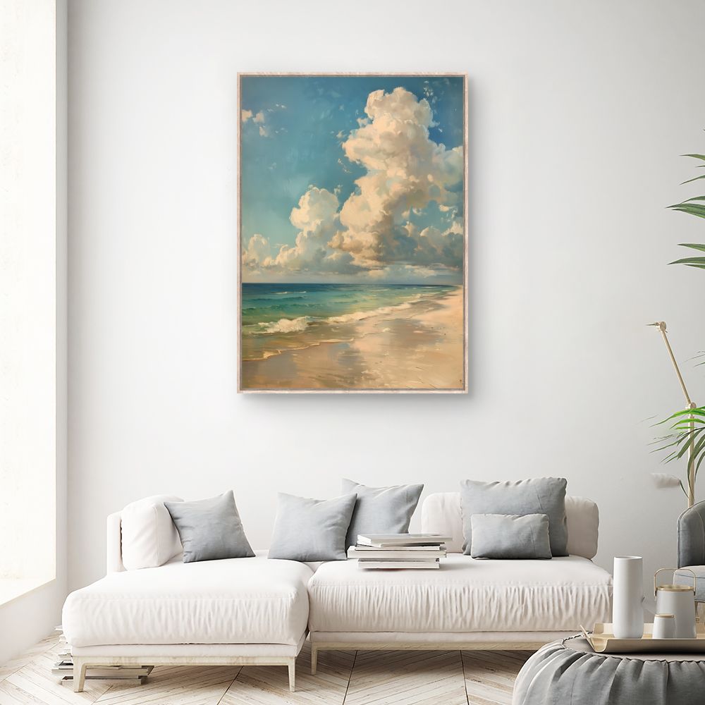 Toile "Plage sereine"