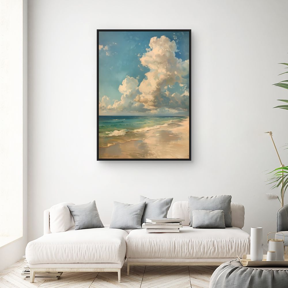 Toile "Plage sereine"