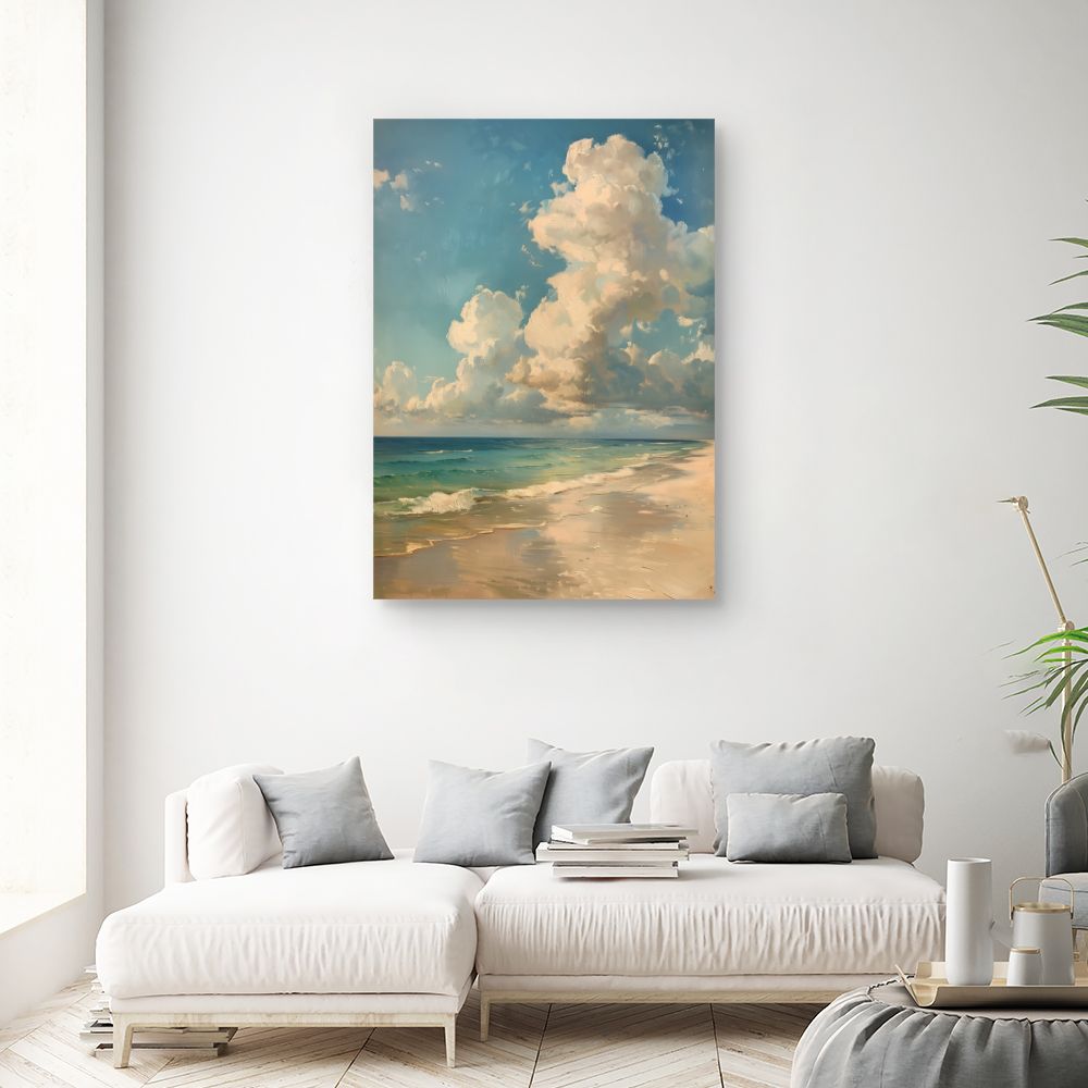 Toile "Plage sereine"