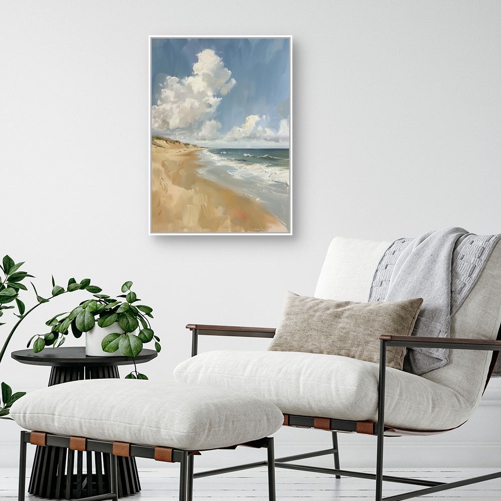 Toile "Plage sereine"