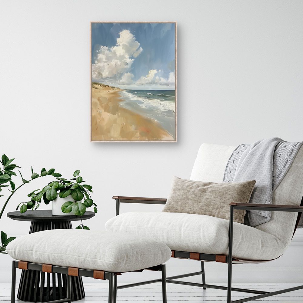 Toile "Plage sereine"