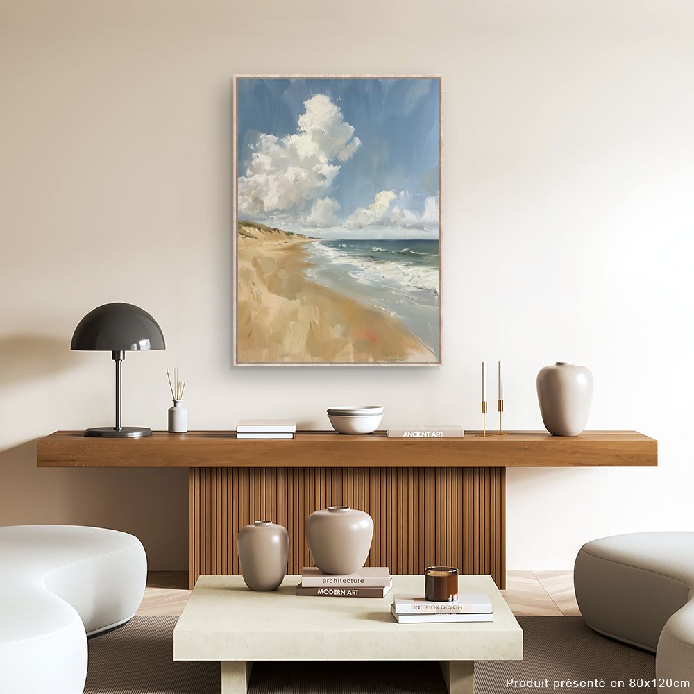 Toile "Plage sereine"