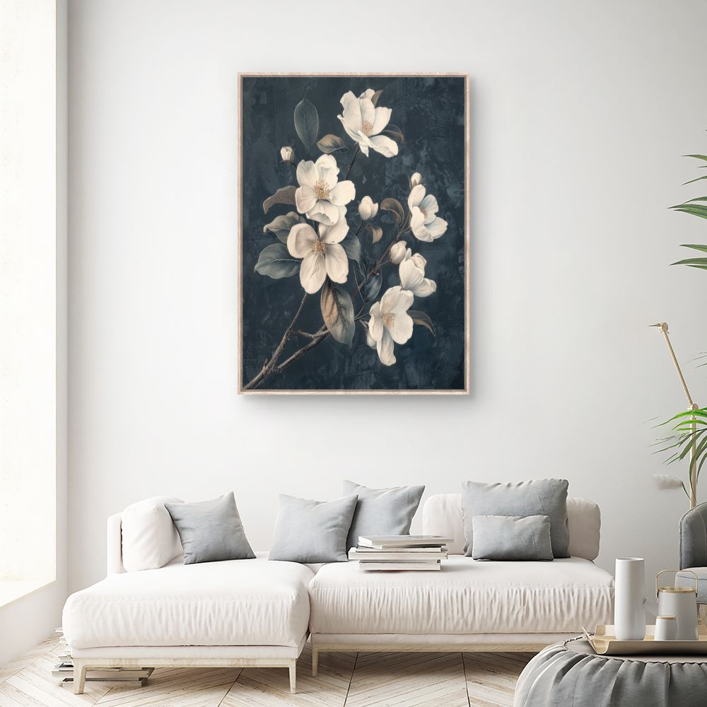 Toile "Fleurs élégantes"