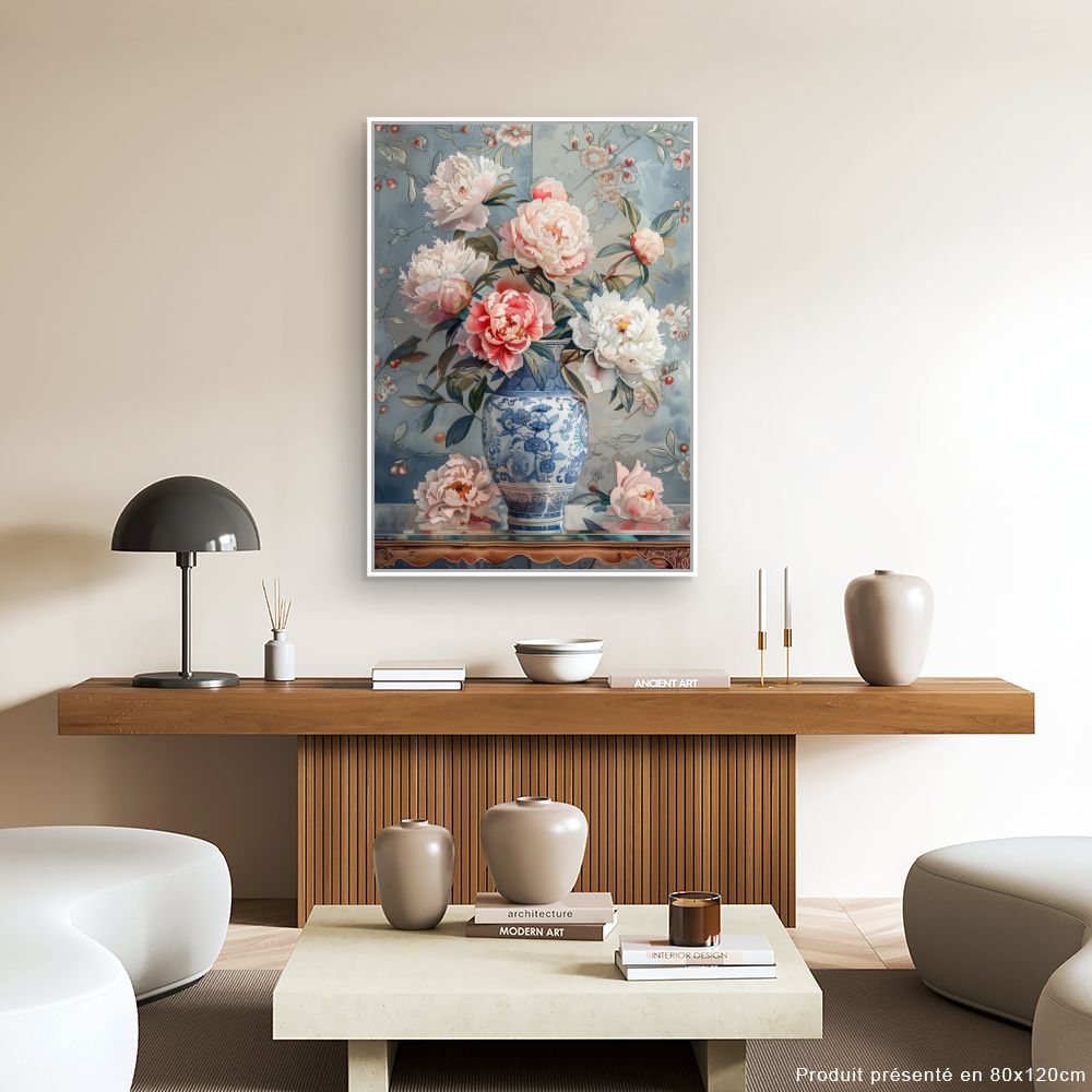 Toile "Fleurs élégantes"