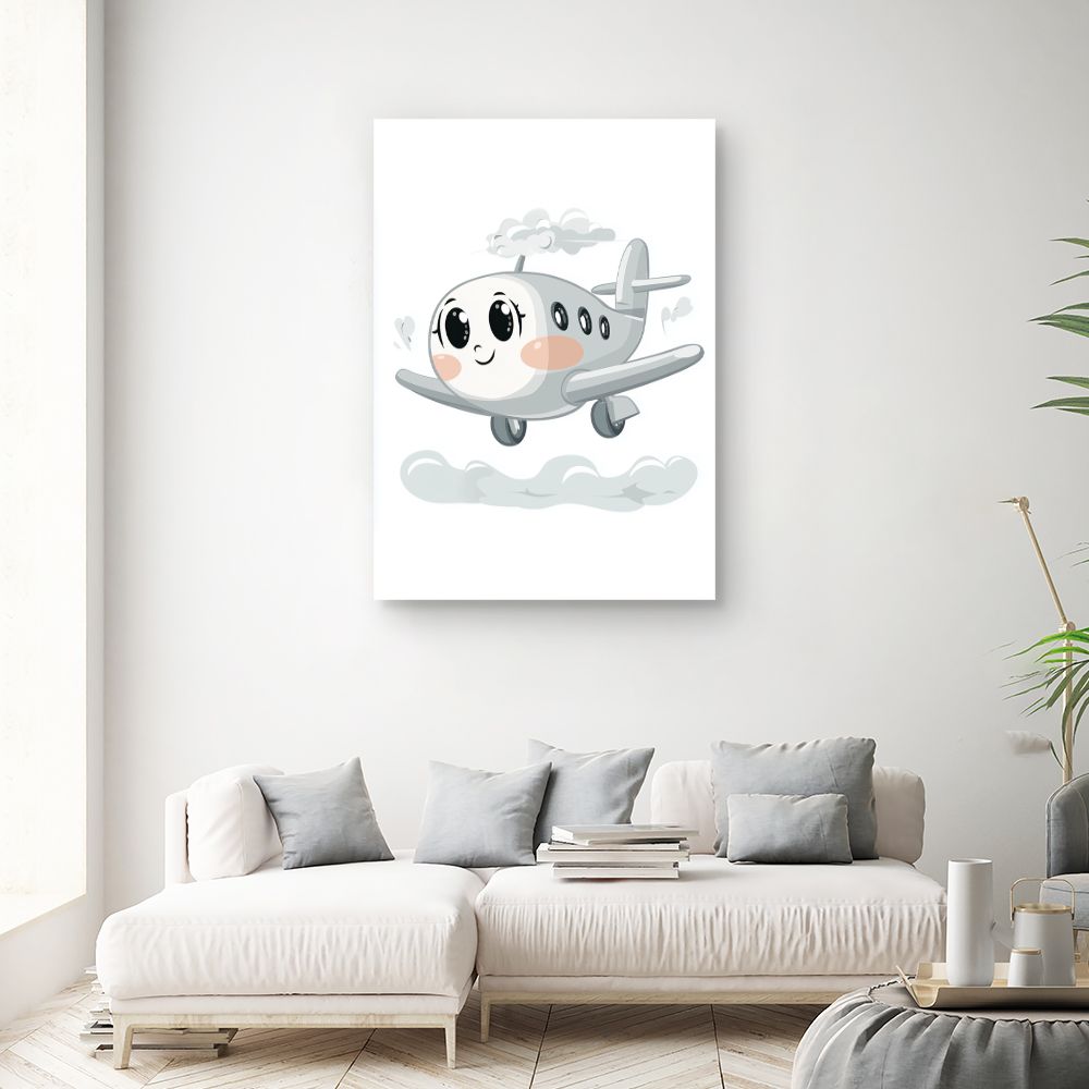 Tableau 'Avion joyeux'