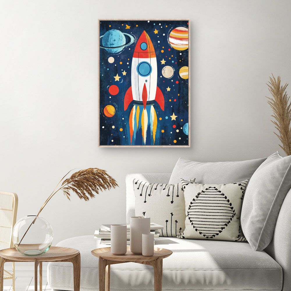Tableau 'Fusée étoilée'