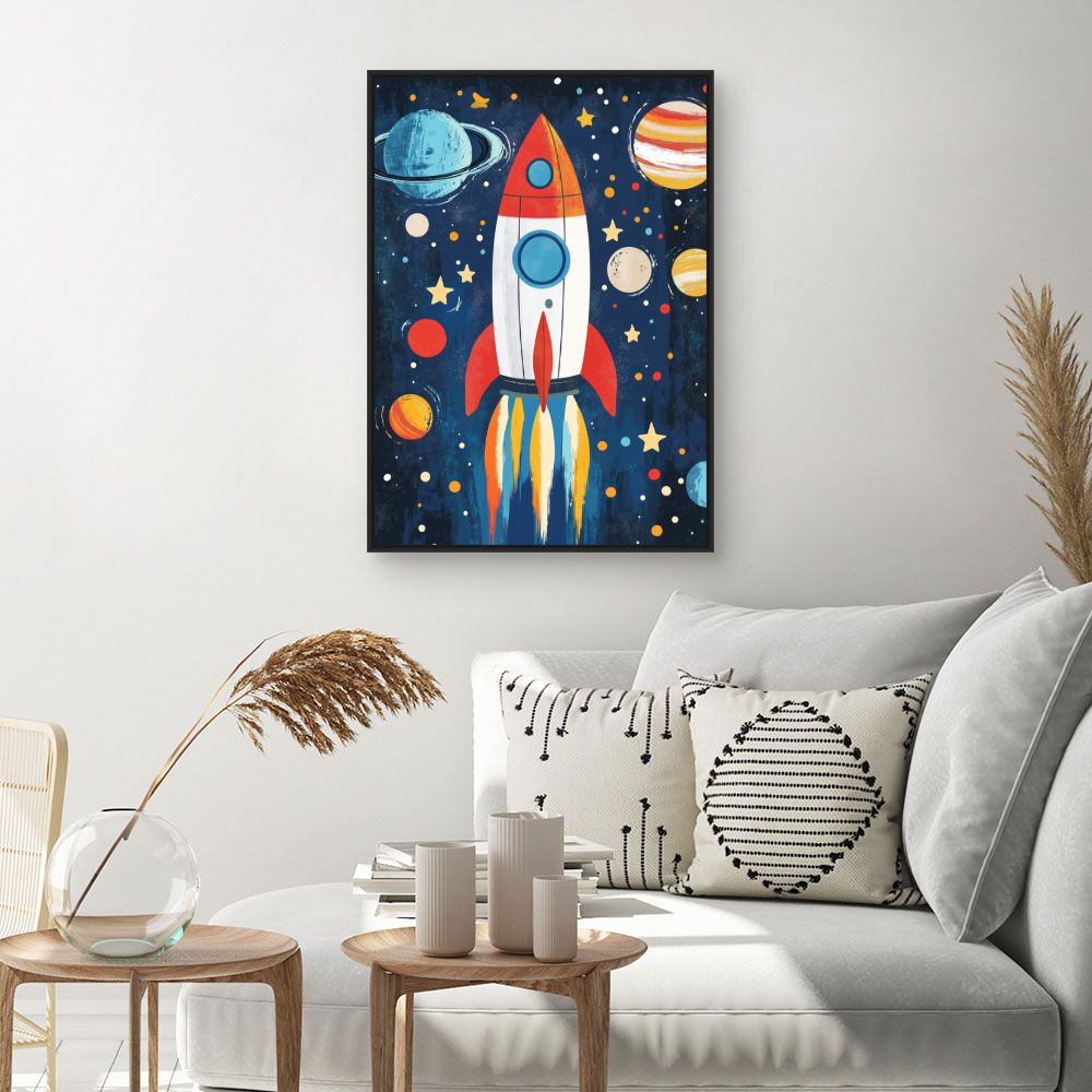 Tableau 'Fusée étoilée'