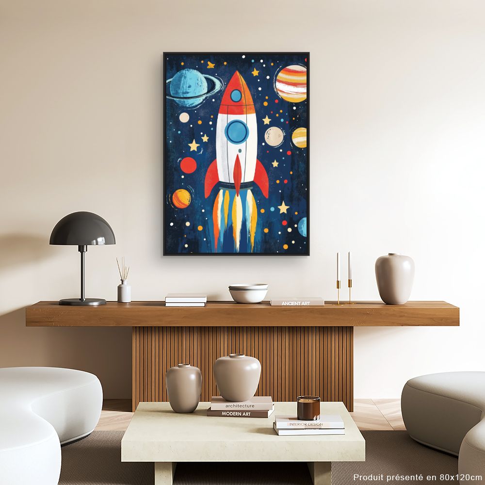 Tableau 'Fusée étoilée'