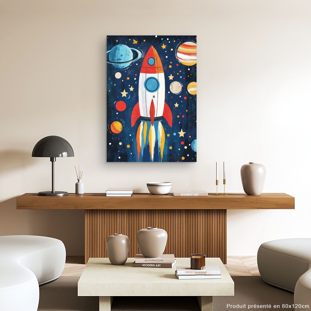Tableau 'Fusée étoilée'