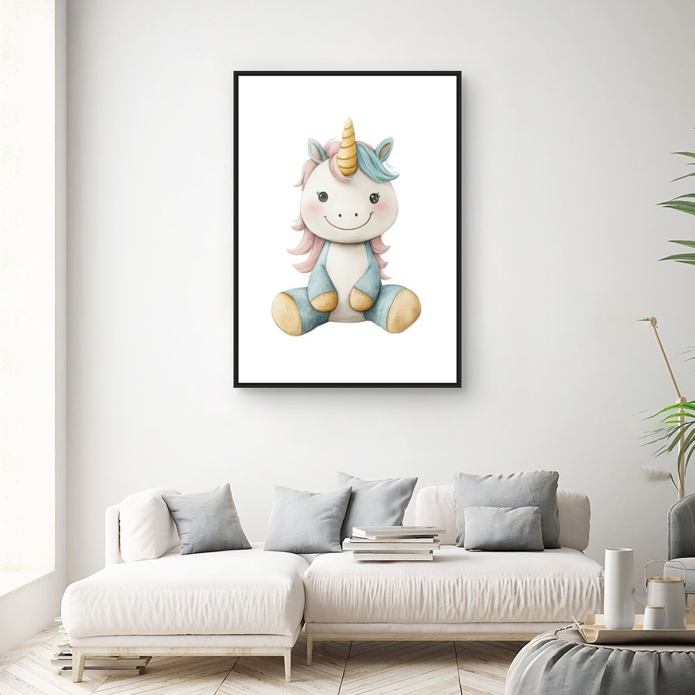 Tableau 'Licorne adorable'