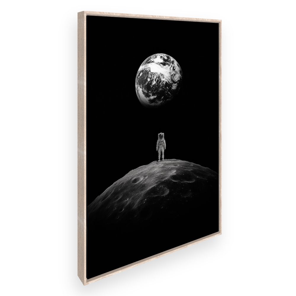 Tableau imprimé pour enfants 'Exploration lunaire'