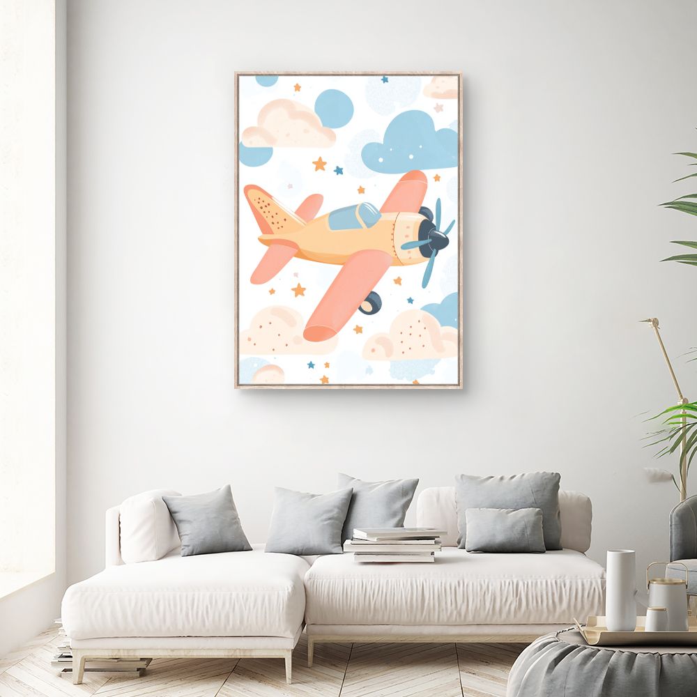 Tableau 'Avion rêveur'