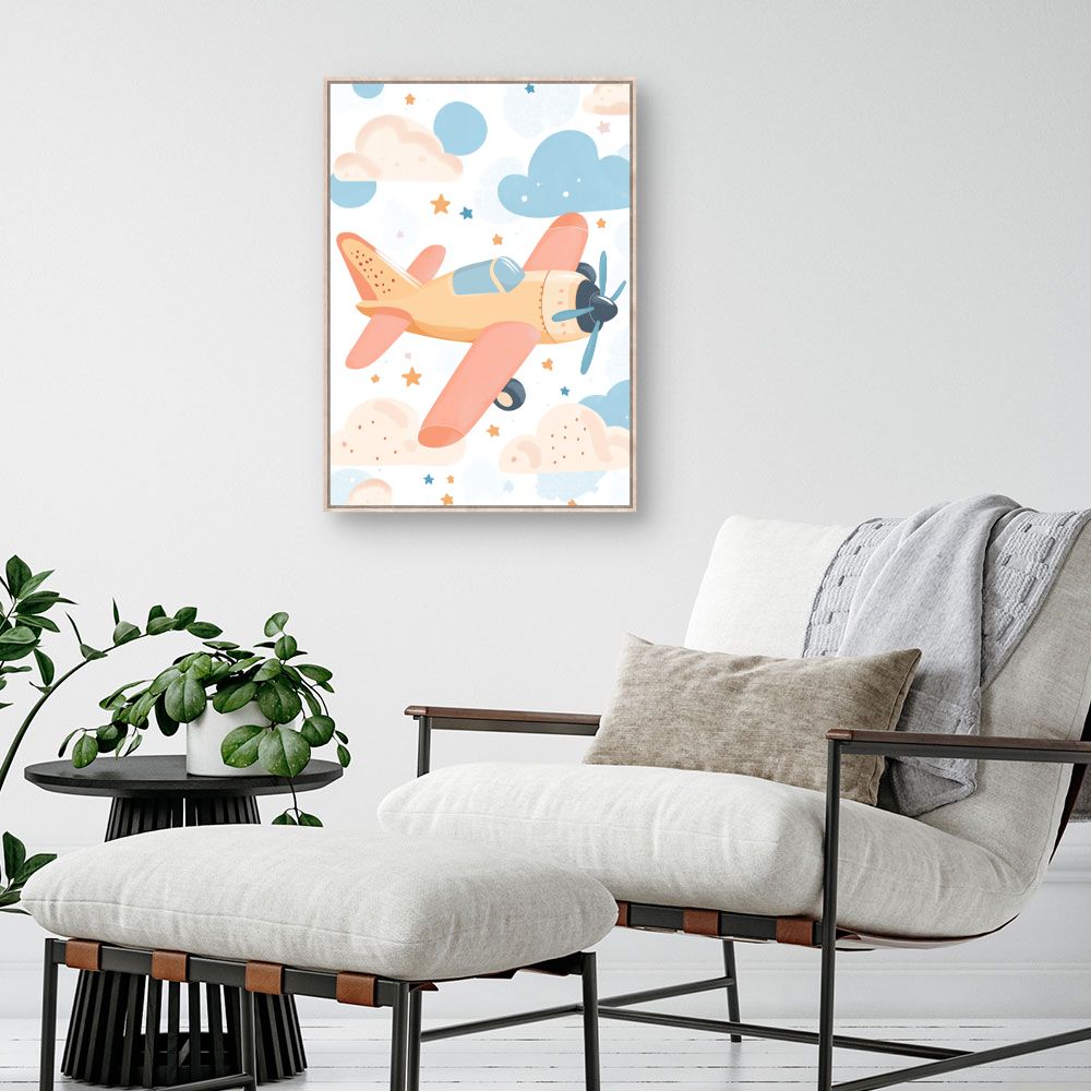 Tableau 'Avion rêveur'