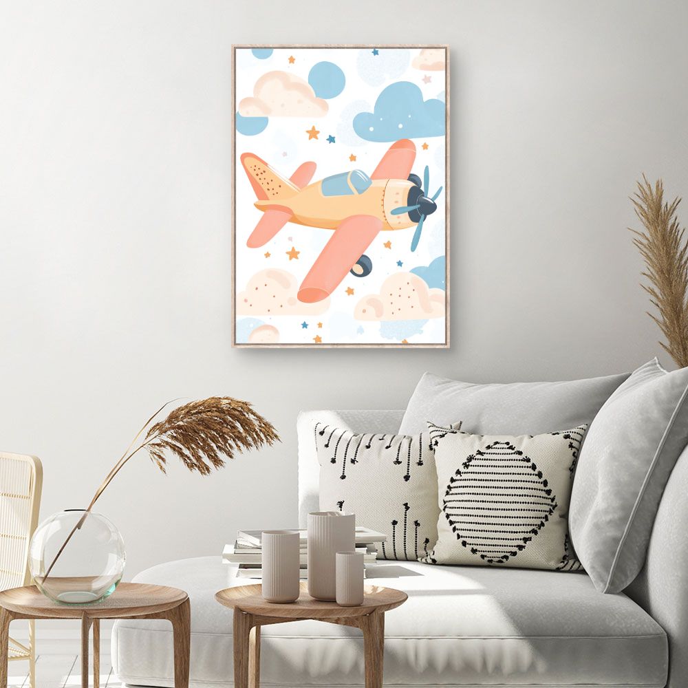 Tableau 'Avion rêveur'