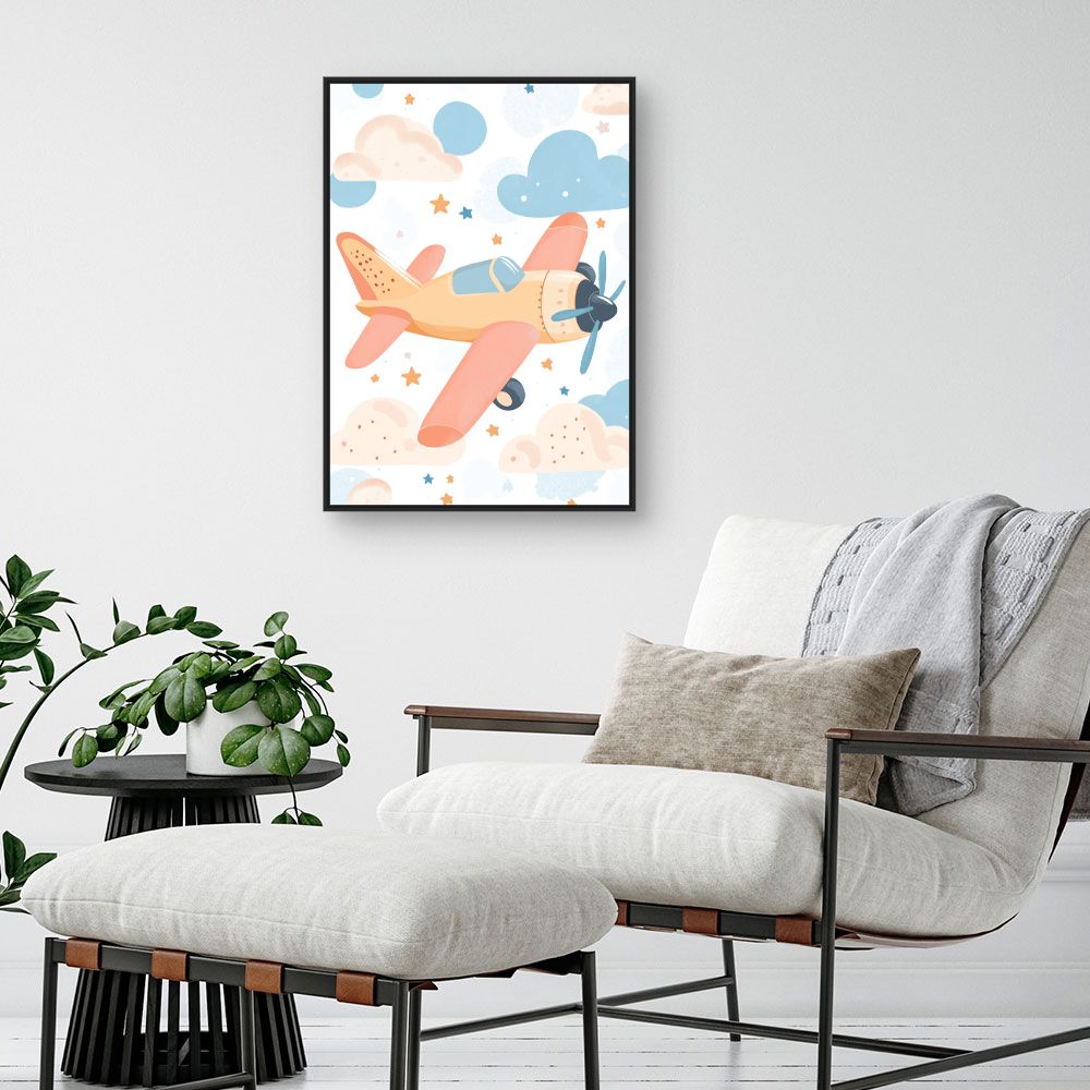 Tableau 'Avion rêveur'