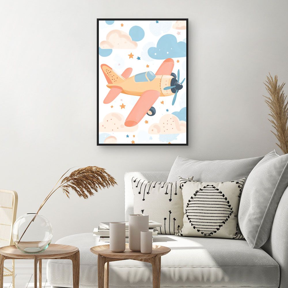 Tableau 'Avion rêveur'