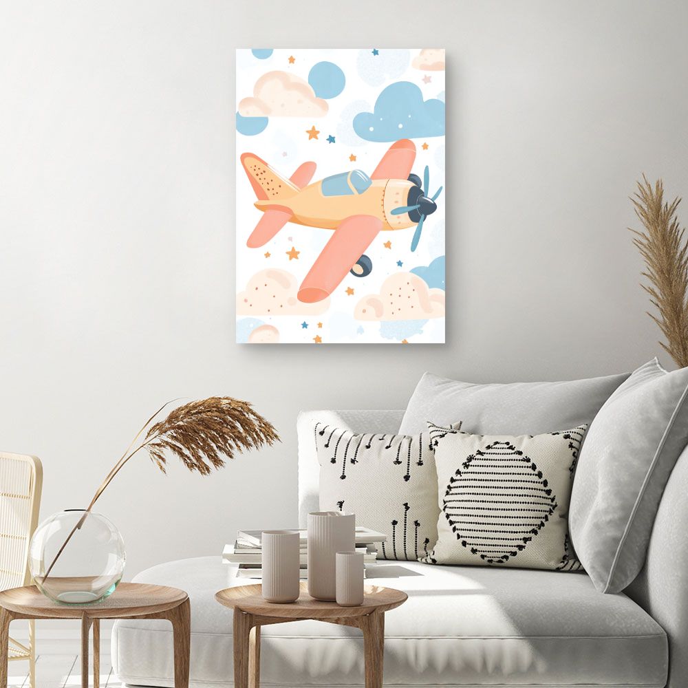 Tableau 'Avion rêveur'