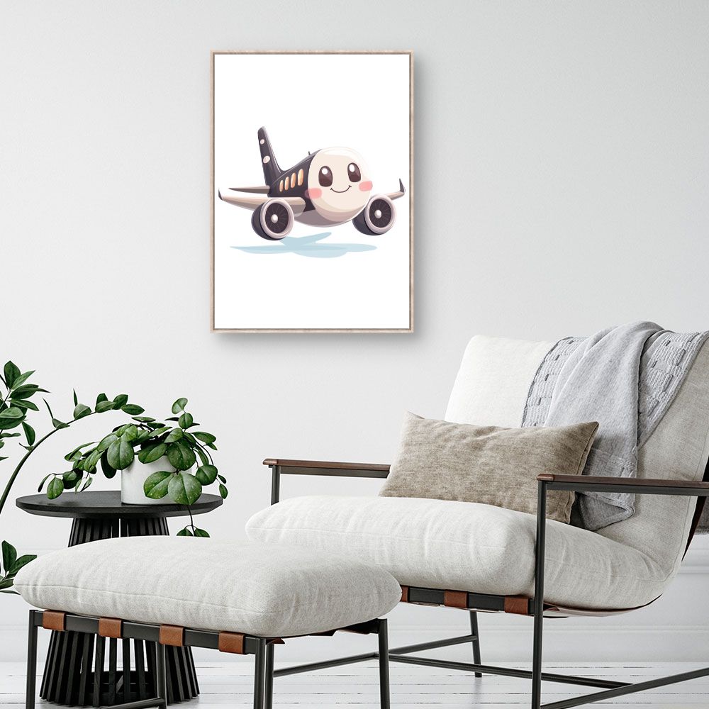 Tableau 'Avion adorable'