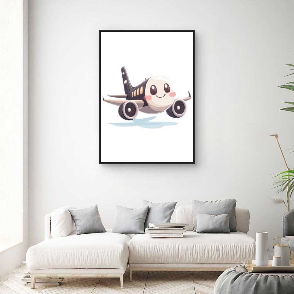 Tableau 'Avion adorable'