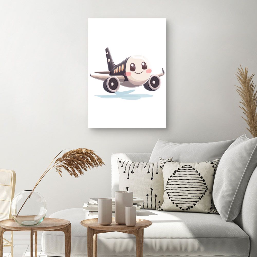 Tableau 'Avion adorable'