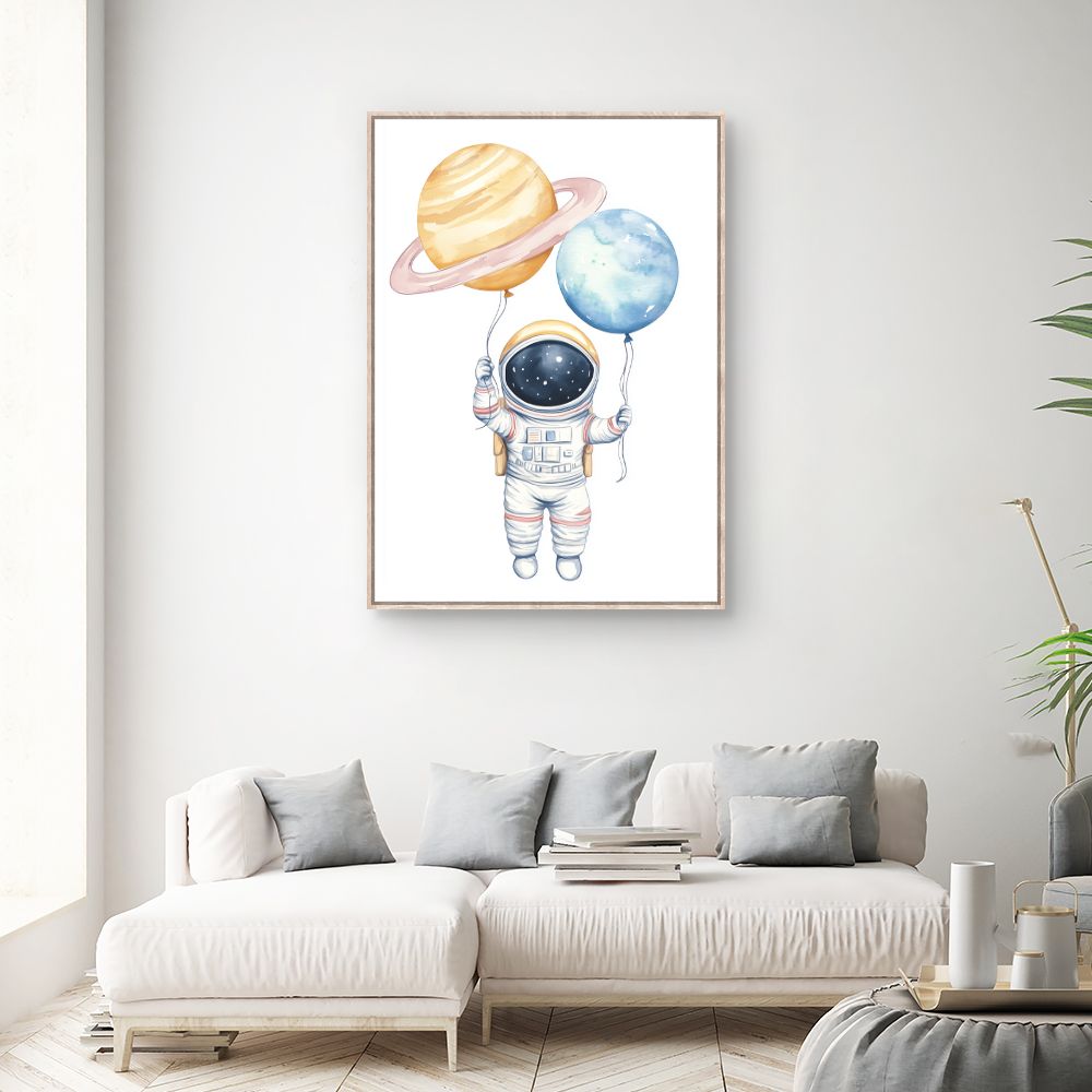 Tableau 'Astronaute rêveur'