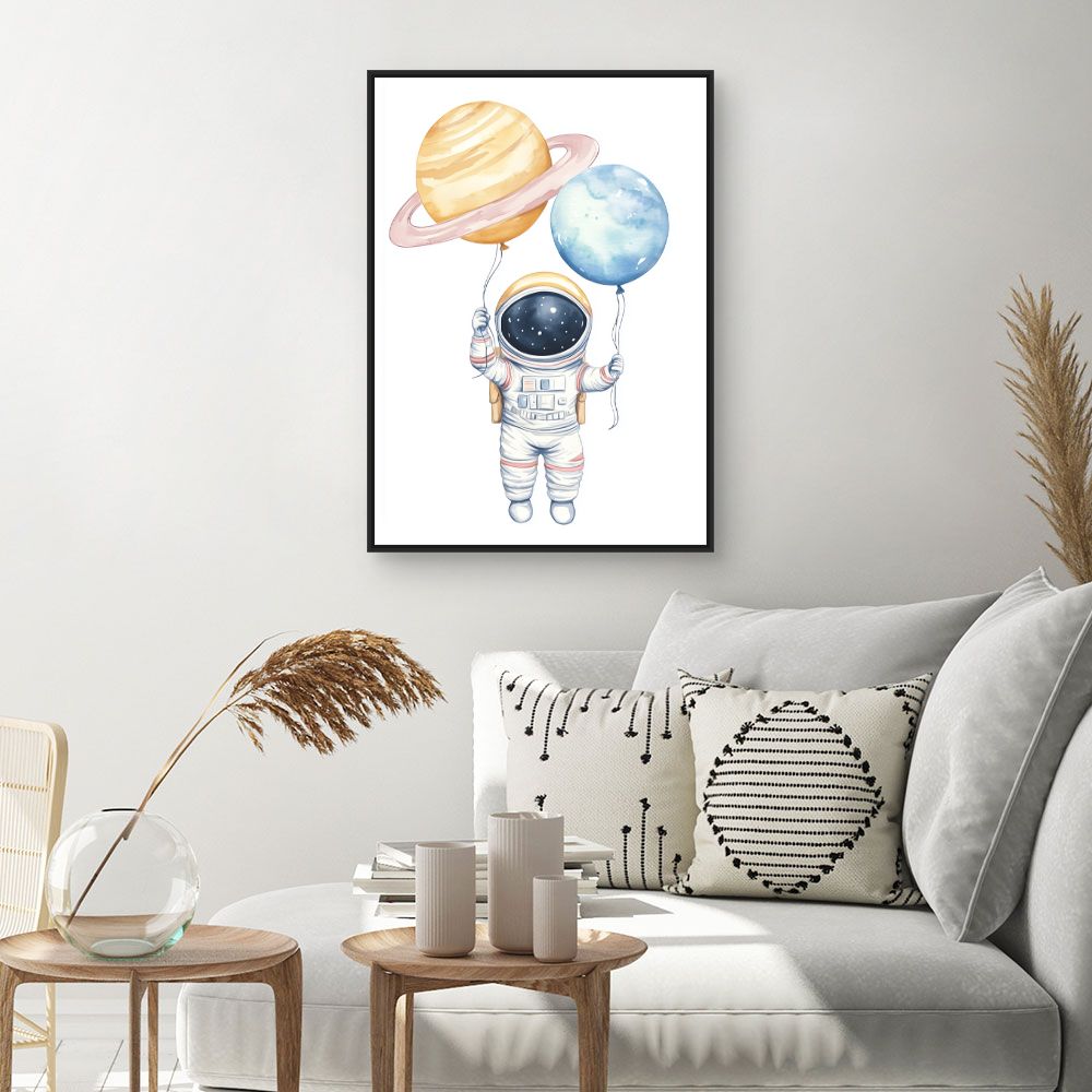Tableau 'Astronaute rêveur'