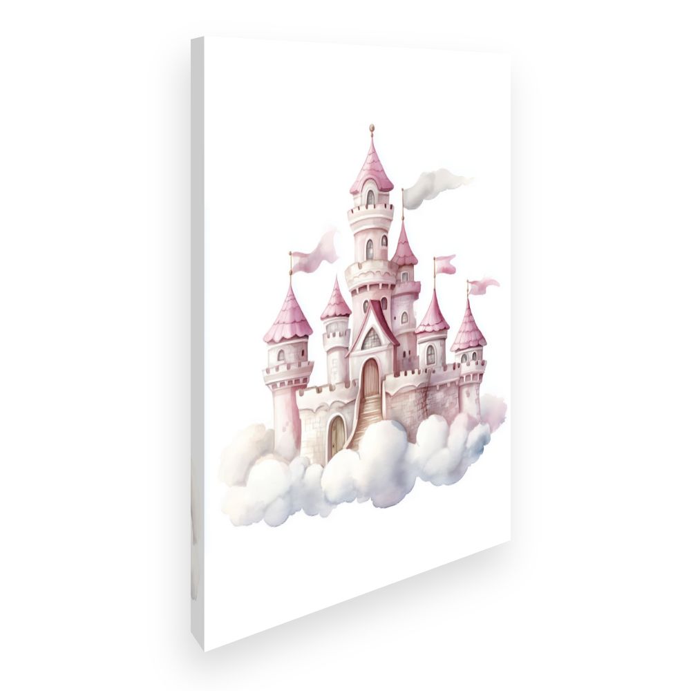 Tableau imprimé pour enfants 'Château de rêve'