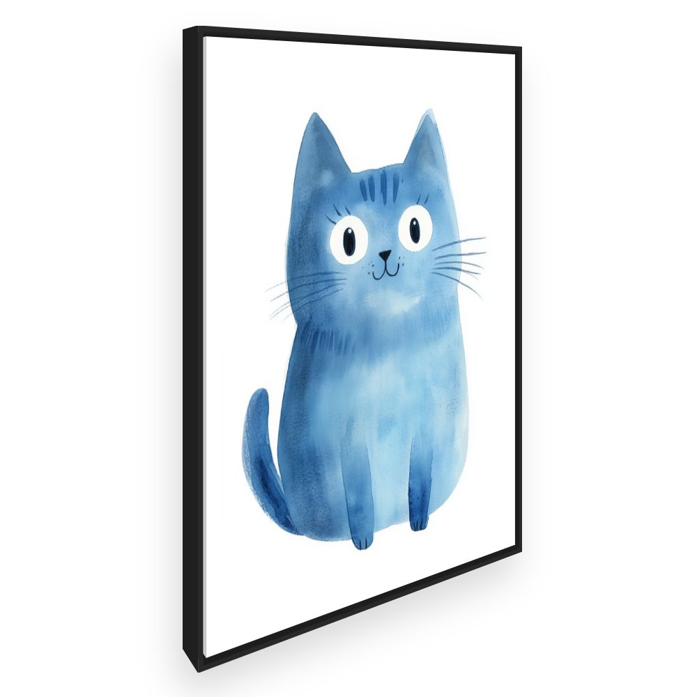 Tableau imprimé pour enfants 'Chaton joyeux'