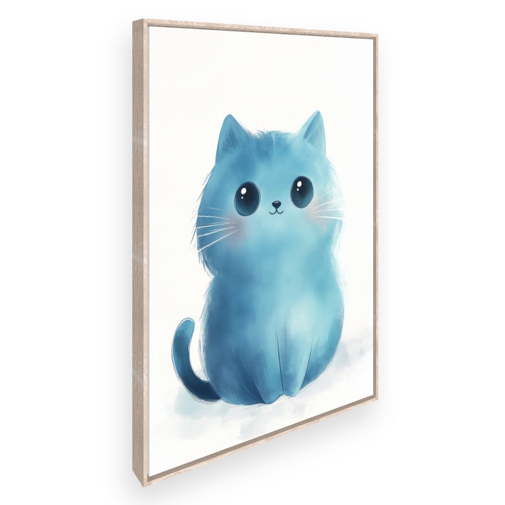 Tableau imprimé pour enfants 'Chat mignon'