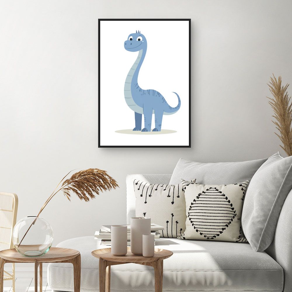 Tableau 'Dinosaure joyeux'