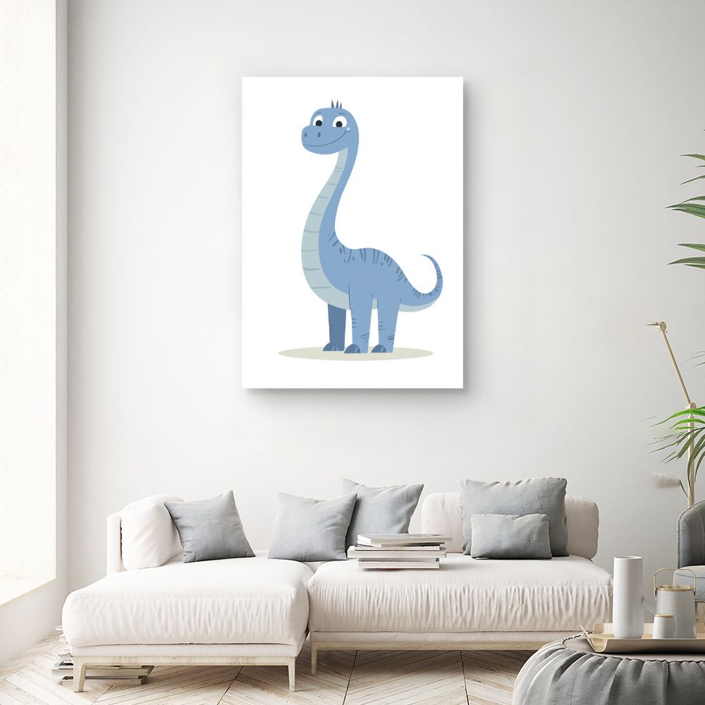 Tableau 'Dinosaure joyeux'