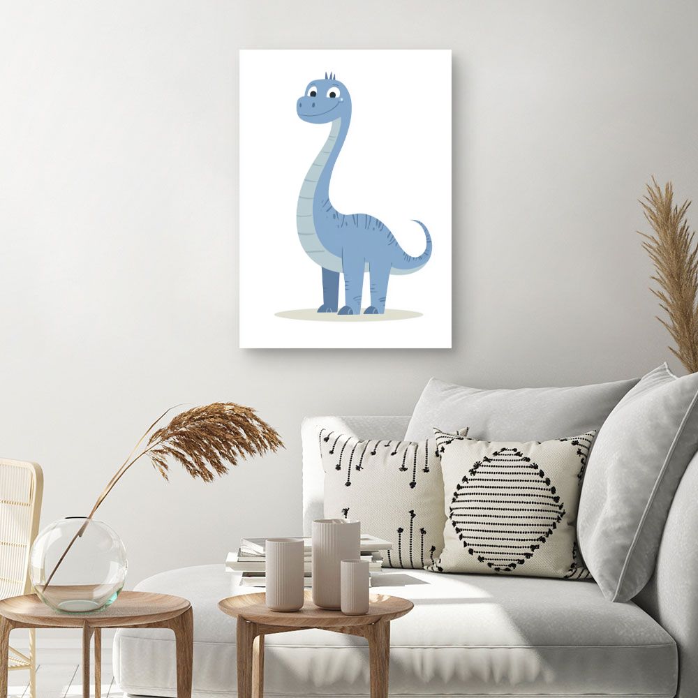 Tableau 'Dinosaure joyeux'