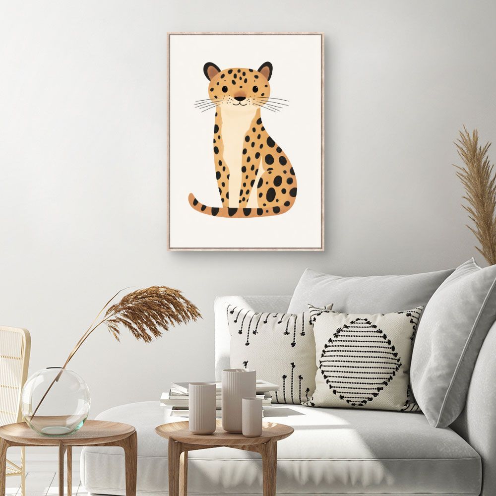 Tableau 'Léopard adorable'
