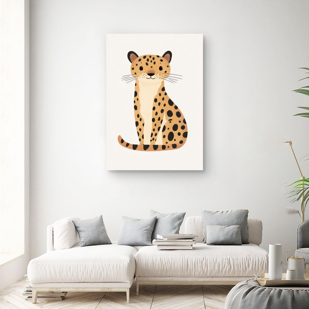 Tableau 'Léopard adorable'