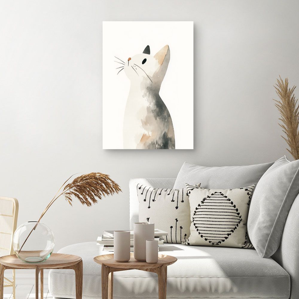 Tableau 'Chat rêveur'