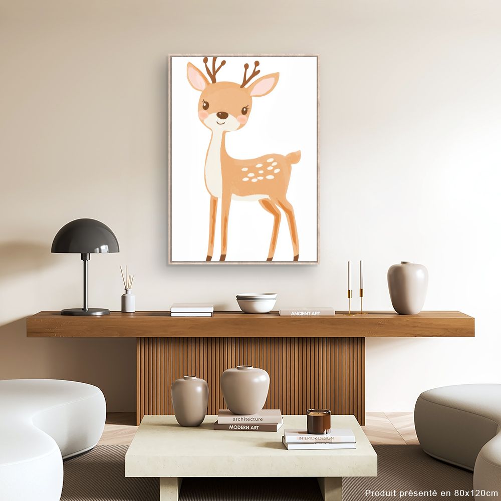 Tableau 'Faon adorable'