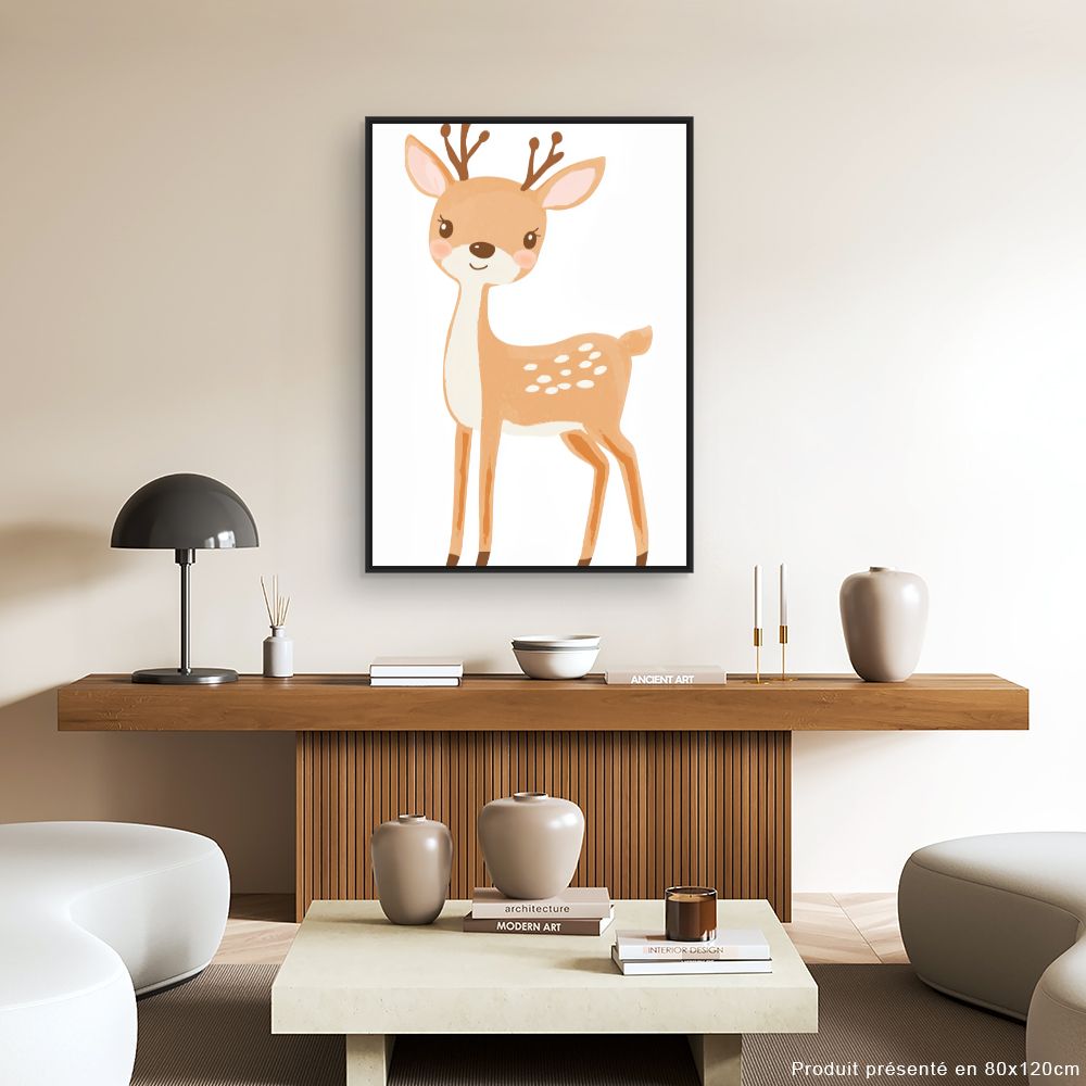 Tableau 'Faon adorable'